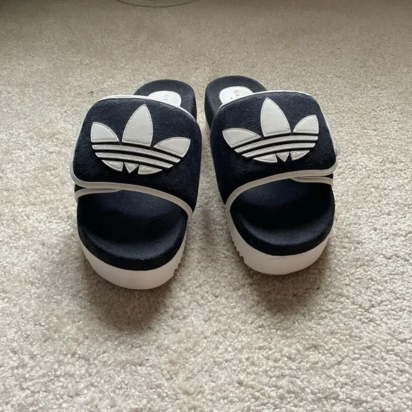Gucci x Adidas GG Platform Sandals